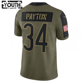 Chicago Bears Tröjor Walter Payton 34 Nike 2021 Salute to Service - Barn